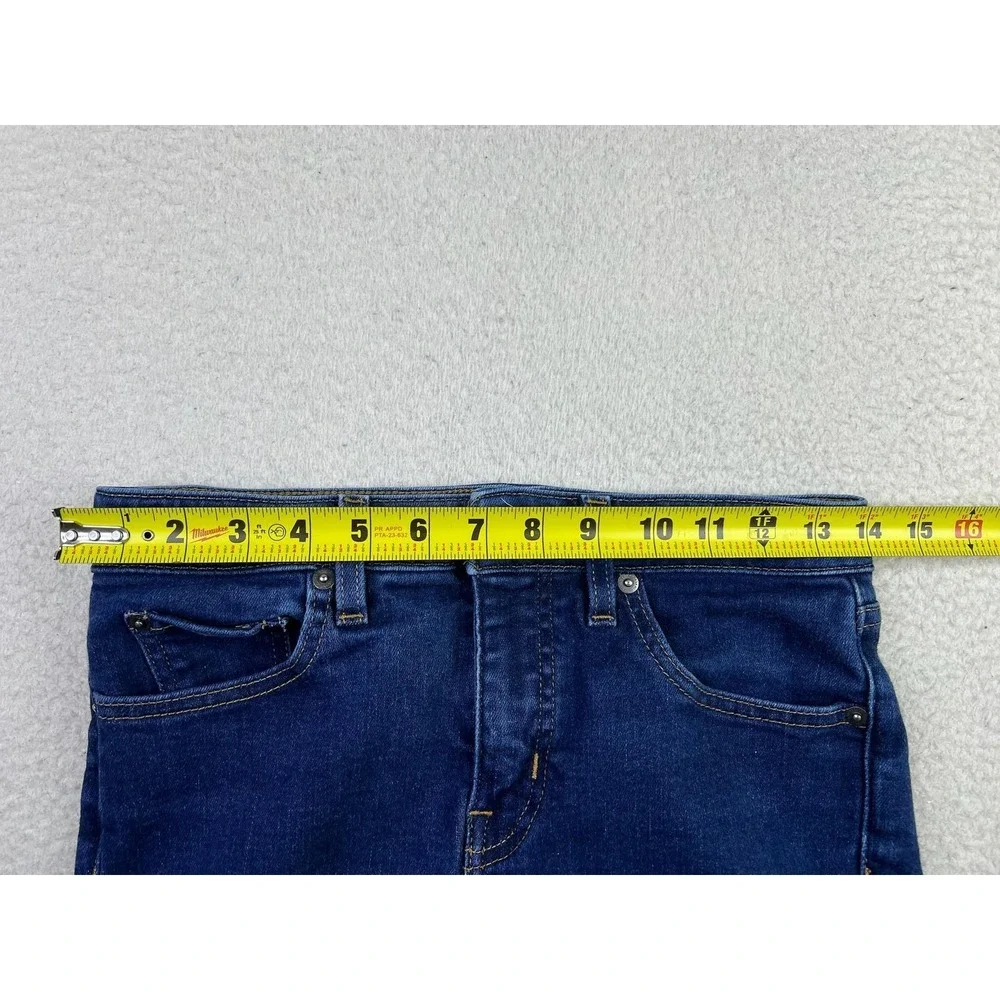 Lauren Ralph Lauren Skinny Jeans Womens 4P Blue Dark Wash Mid Rise Stretch Denim